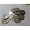 Image 1 : 10 pcs Franklin Half Dollars 90% Silver