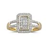 Image 1 : 1/3 tcw. Natural Diamond Ring in 10k YG