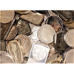 5 pcs. 1 oz. Random Silver Bars/Rounds