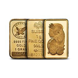 1 Gram Random Maker Gold Bar / Ingot