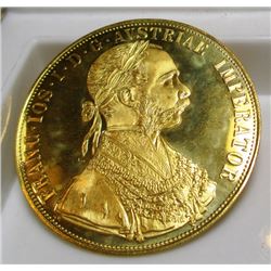 FABULOUS 4 Ducat 1915 Restrike Gold Coin