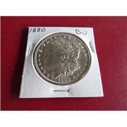 1880 P BU Grade Morgan Silver Dollar