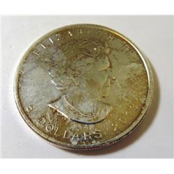 2013 Bison Canadian Silver Maple Leaf