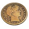 Image 1 : 1912 D Barber Half Dollar