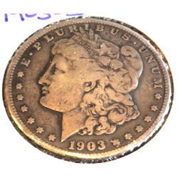 1903 S Better Date Morgan Silver Dollar