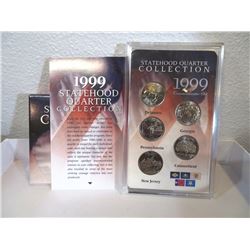 1999 5 pc. Statehood Quarter Set