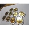 Image 2 : 10 pcs. 2007 State Quarter Set Gold Clad 24k