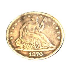 1876 Seated Liberty Half Dollar -