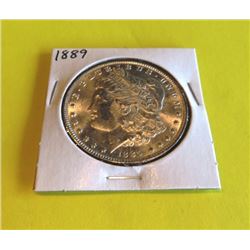 1889 BU Grade Morgan Silver Dollar