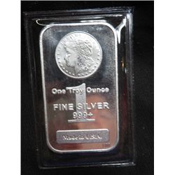 1 oz Morgan Design Silver Bar