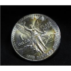 1985 Mexican ONZA 1 oz. Silver Bullion
