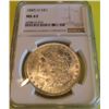 Image 1 : 1885 o MS 63 NGC Morgan Dollar