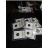 Image 2 : 10 pcs.  Coin Collection - 5 Halves - 5 Wheats -