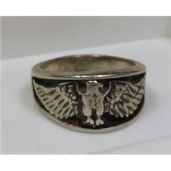 Sterling Silver Eagle Design Ring