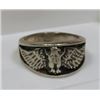 Image 1 : Sterling Silver Eagle Design Ring