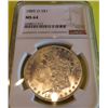 Image 1 : 1885 o MS 64 NGC Morgan Silver Dollar