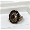 Image 2 : Sterling Silver and Garnet Ring