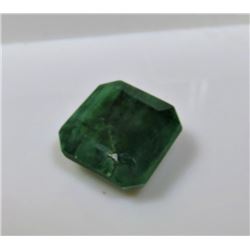 13 ct. Natural Emerald Green Square Cut Gemstone