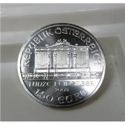2009 Austrian Philharmonic Silver Bullion 1 oz