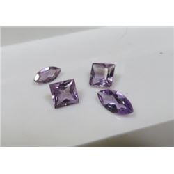 4 tcw. Natural Amethyst Gemstone Parcel