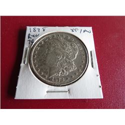 1878 REV 79 XF Au Morgan Silver Dollar