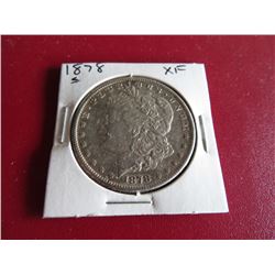 1878 S XF Grade Morgan Silver Dollar