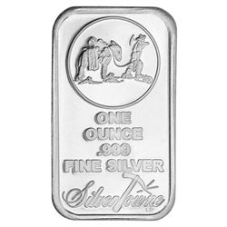1 oz Silver Prospector Design Bar