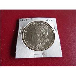 1878 s BU Grade Morgan Silver Dollar