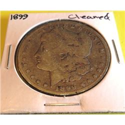 1899 Better Date Cleaned Morgan Silver Dollar