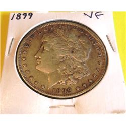 1899 VF Grade Morgan Silver Dollar