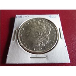 1881 O BU Grade Better Date Morgan Silver $1