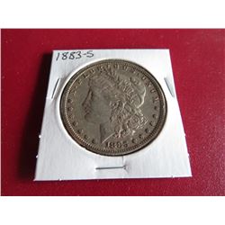 1883 S Better Date XF AU Grade