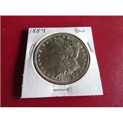1884 P BU Grade Morgan Silver Dollar