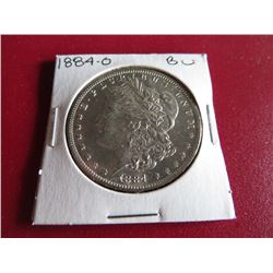 1884 O Bu Grade Morgan Silver dollar
