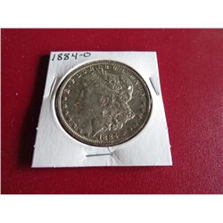 1884 o Bu Grade Morgan Dollar