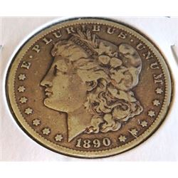 1890 CC Key Date Morgan Silver Dollar
