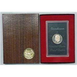 1974 S Brown Ike Dollar in OMB