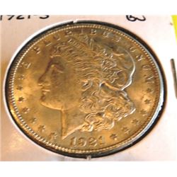 1921 S BU Grade Morgan Silver Dollar