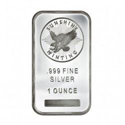 1 oz. Silver Sunshine Mint Bar