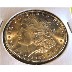 1898 P BU Grade Morgan Silver Dollar