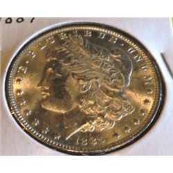 1889 BU Grade Morgan Silver Dollar