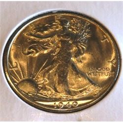 1940 S Better Date BU Grade Walking Liberty Half