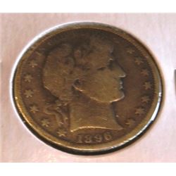 1896 O Barber Half Dollar Better Date