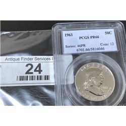 1961 PR66 PCGS Franklin Half Dollar