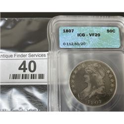 1807 VF 20 Bust Half Dollar - Better Date