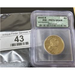 2007 S Sacagewea Gold $1 PRF 70 DCAM