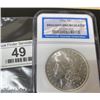 Image 1 : 1886 BU Grade NGC Morgan Silver Dollar