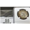 Image 2 : 1948 D MS 65 NGC Franklin Half Dollar