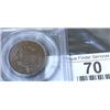 Image 2 : 1820 MS 65 BN Large Date Cent PCGS Slab