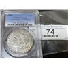 Image 1 : 1899 PCGS Genuine Morgan Silver Dollar
